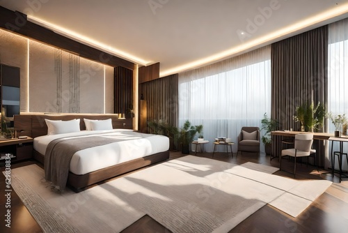 Hotel room with modern interior  © Creative artist1