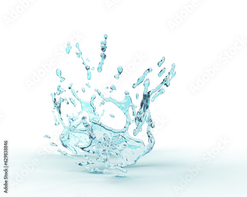Tablou pe pânză water splash with transparent background