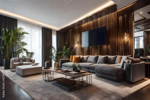 modern living room © Creative artist1