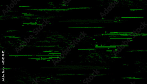 Glitch background. Symbol of cyberpunk, hacker attack. Modern design, technological error. Vector Illustration