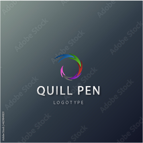 letter o logo design template. trendy modern creative typography o and colorful gradient Vector Pro