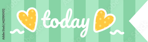 Today Bookmark Stripe