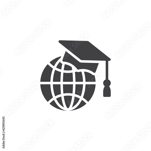 Global education vector icon