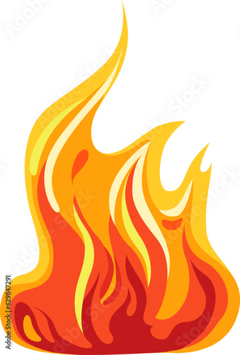 Burning Fire Illustration