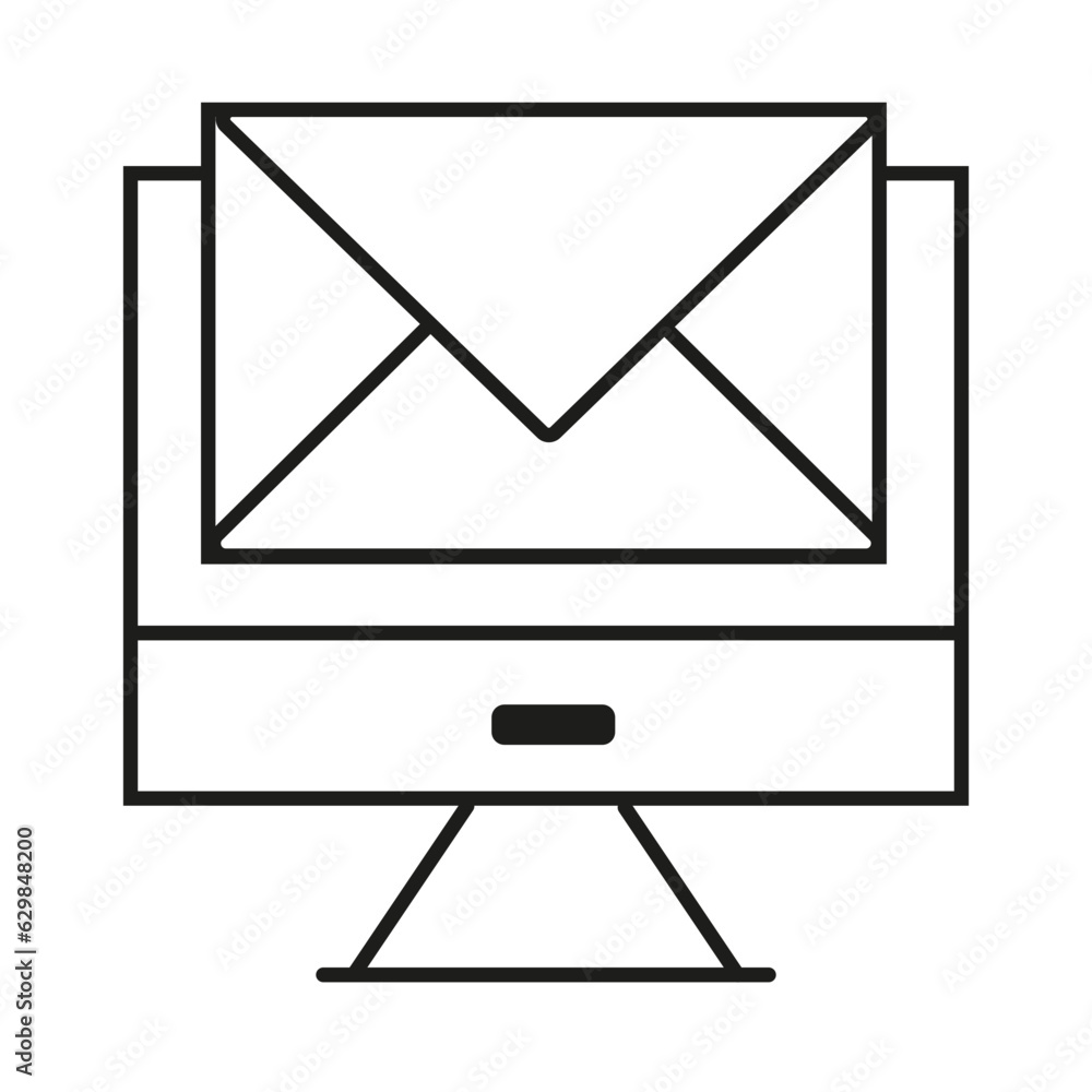 Line Marketing Icon Line Marketing Icon