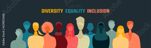 Diversity, Equality, Inclusion banner.