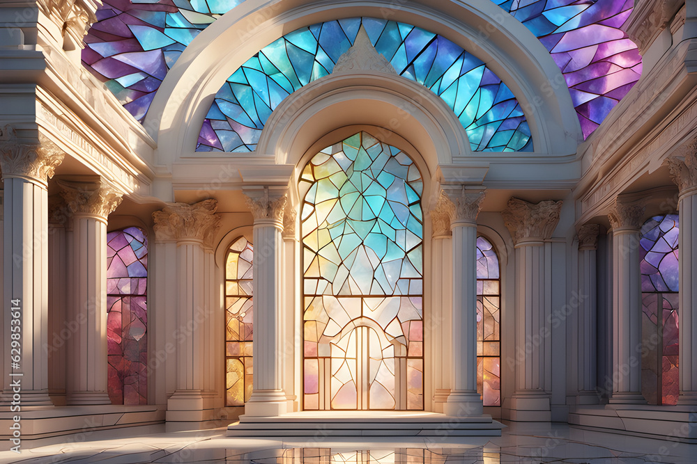 Obraz premium a classical building. Generative AI