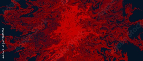 red and black