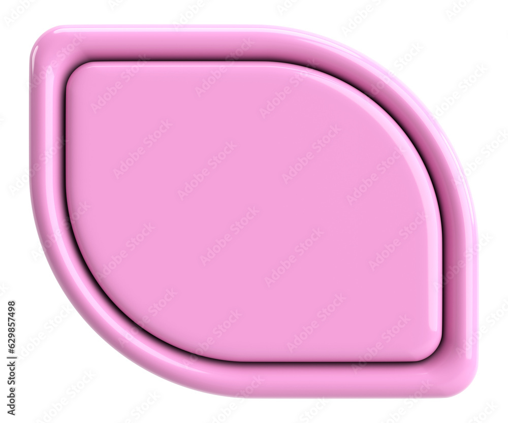 3D button. Empty button. 3D illustration. 3D button. Empty button. 3D illustration.