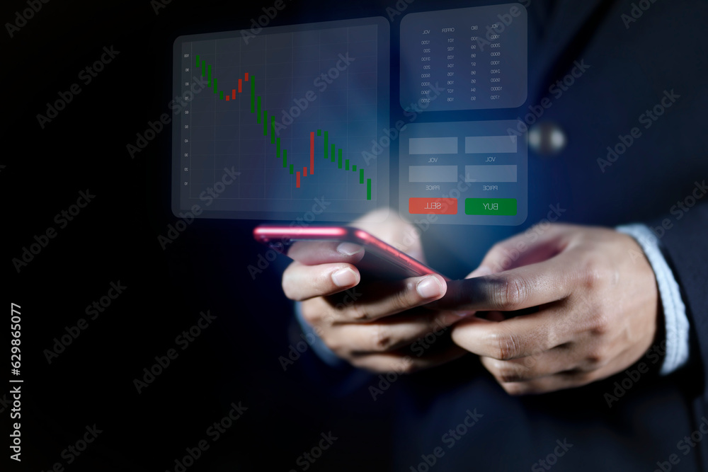 Business finance technology and investment concept. Stock Market Investments Funds and Digital Assets. businessman analyzing forex trading graph financial data. Business finance background. Business finance technology and investment concept. Stock Market Investments Funds and Digital Assets. businessman analyzing forex trading graph financial data. Business finance background.