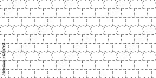 3 x 2 zig-zag shape paving blocks. A seamless large brick pattern in vector. Modern digital wallpaper resource.