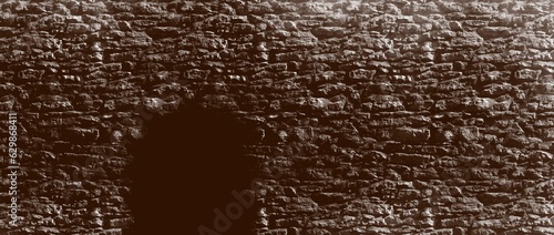 3d render of a label on vintage background