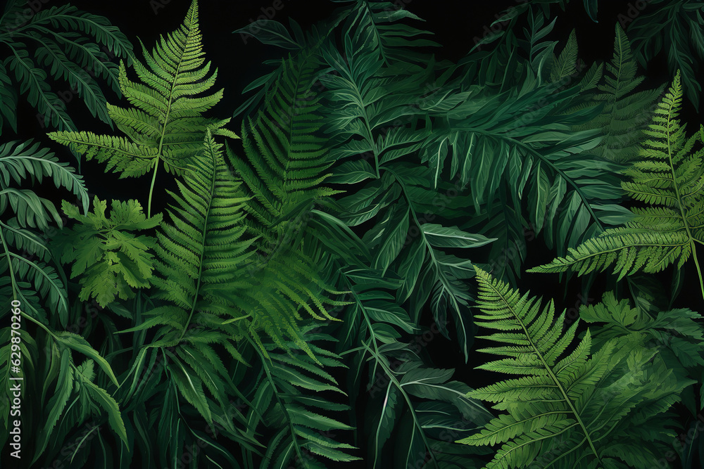 A seamless texture reveals a sea of lush green leaves, their soft and velvety surfaces inviting touch. The overlapping foliage creates a mesmerizing pattern, evoking a sense of serenity and connection