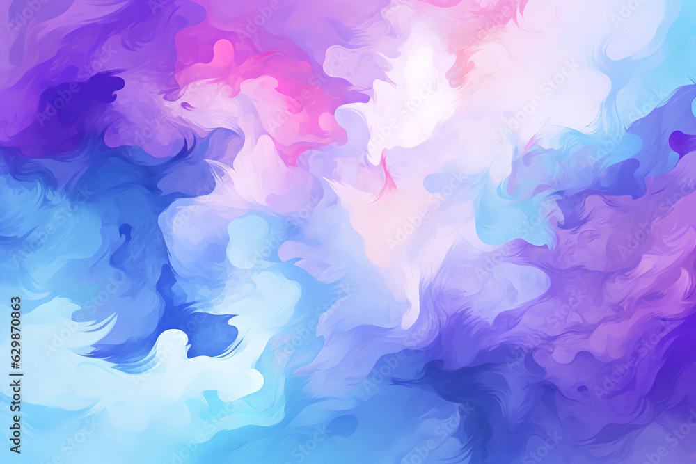 beautiful abstract paint background wallpaper, vector art, blue and purple color combination