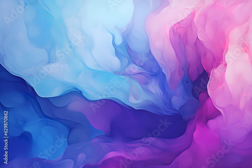 beautiful abstract paint background wallpaper, vector art, blue and purple color combination