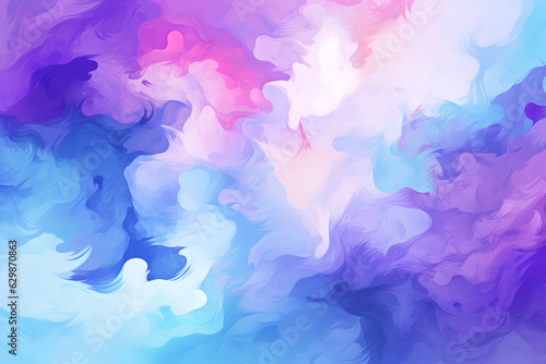 beautiful abstract paint background wallpaper, vector art, blue and purple color combination © Nate