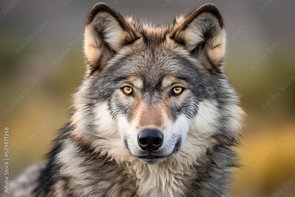 portrait of a wolf portrait of a wolf