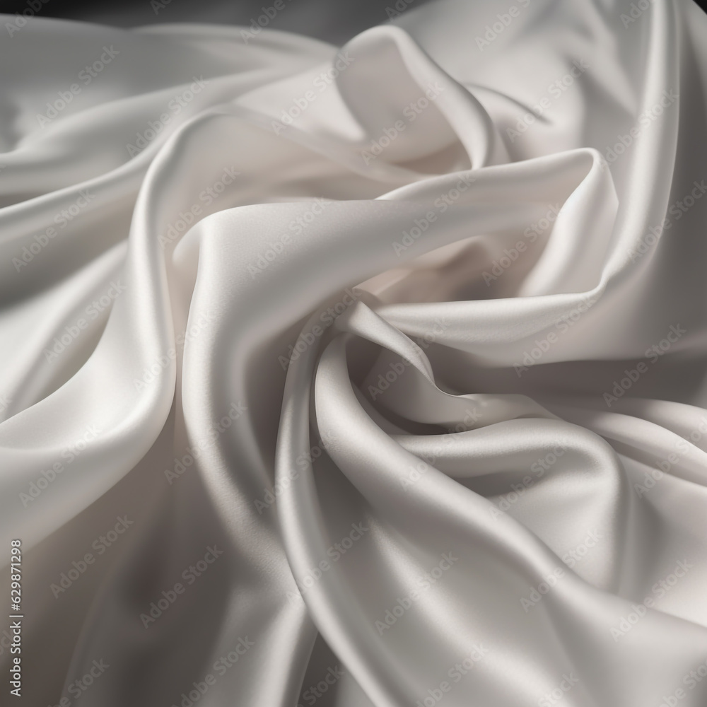 a close up of a white cloth with Generative AI a close up of a white cloth with Generative AI