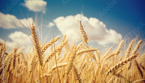 Close-up Of Ripe Golden Wheat