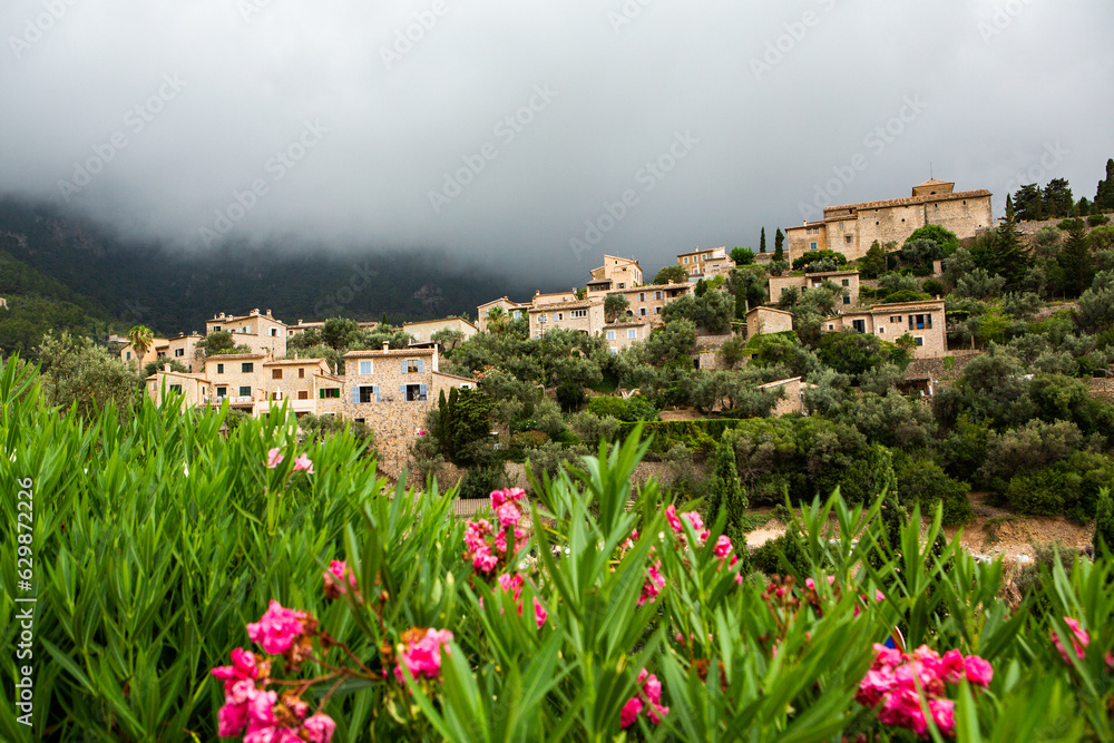 the picturesque Spanish-style village of Deia in Mallorca