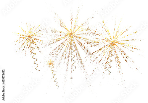Sparkling fireworks to celebrate,Anniversary party concept.