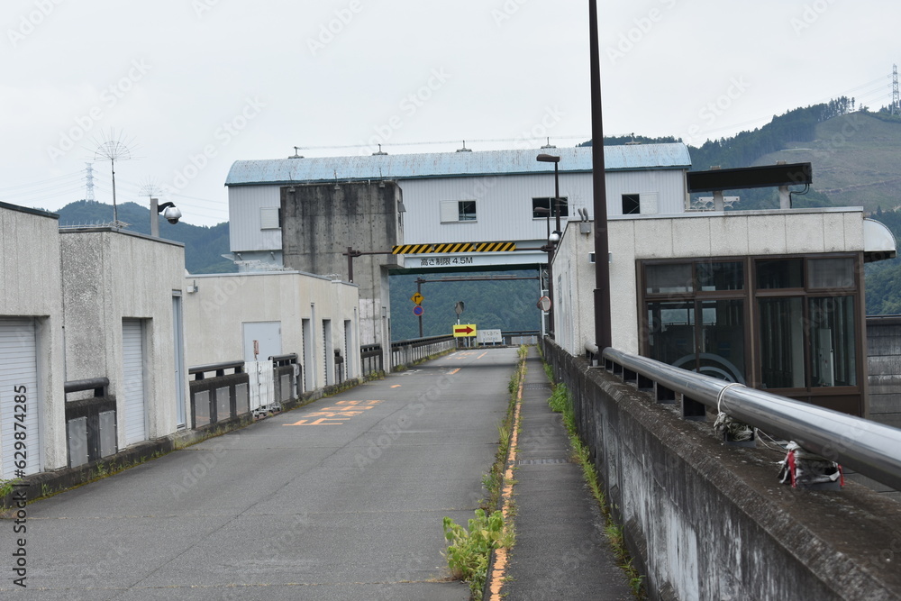 群馬県 藤岡市の名所 下久保ダムの風景 群馬県 藤岡市の名所 下久保ダムの風景