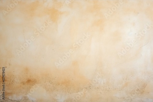 Generative AI : Cream concreted wall for interiors or outdoor exposed surface polished concrete. Cement have sand and stone of tone vintage, natural patterns old antique, design art work floor texture