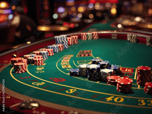 casino roulette table