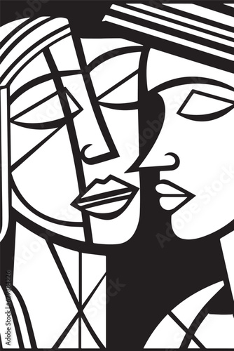 Symphony of Feminine Grace: Exquisite Hand-Drawn Portraits Celebrating the Beauty of Women
