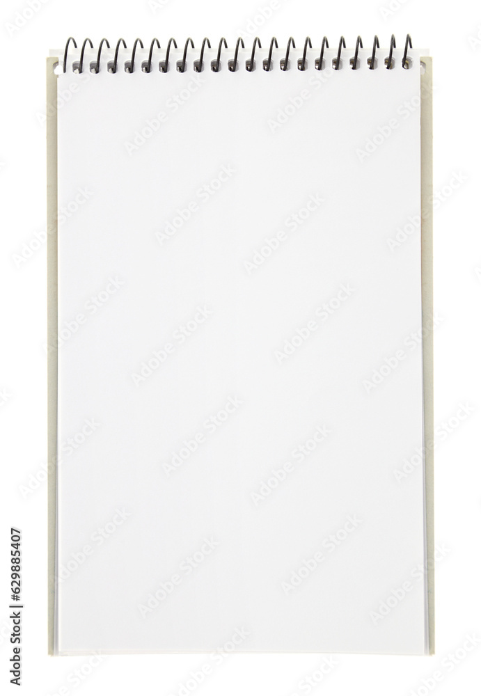 Blank open notebook isolated on transparent background, PNG. Blank open notebook isolated on transparent background, PNG.
