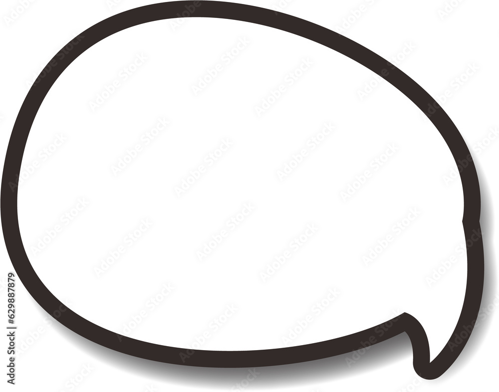 Think talk speech bubbles. Vector blank empty speech bubbles vector illustration, Vector of speech bubbles collections