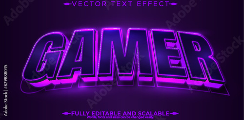Esport text effect, editable game and gold text style