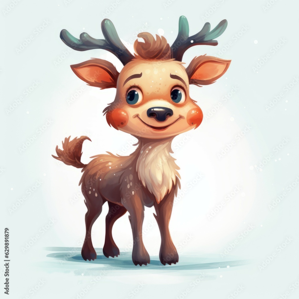 Christmas Themed Character Graphics Element created with Generative AI Christmas Themed Character Graphics Element created with Generative AI