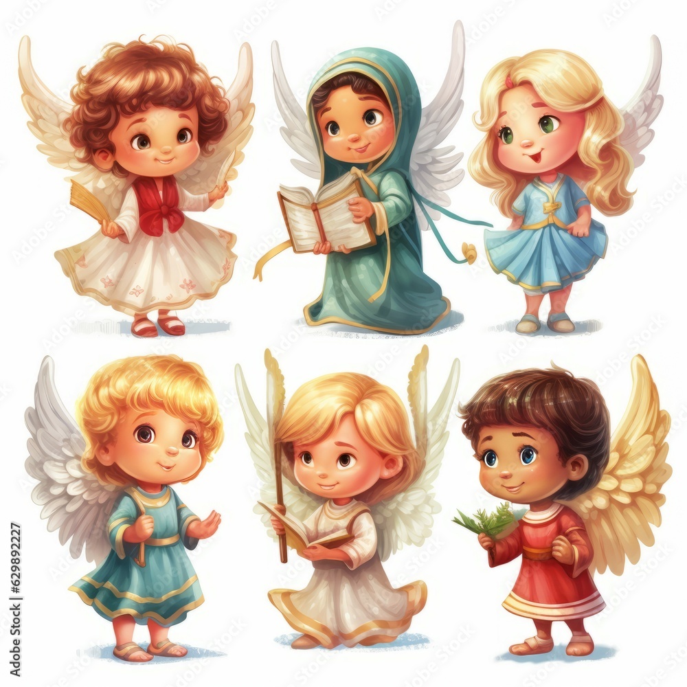 Christmas Themed Character Graphics Element created with Generative AI Christmas Themed Character Graphics Element created with Generative AI