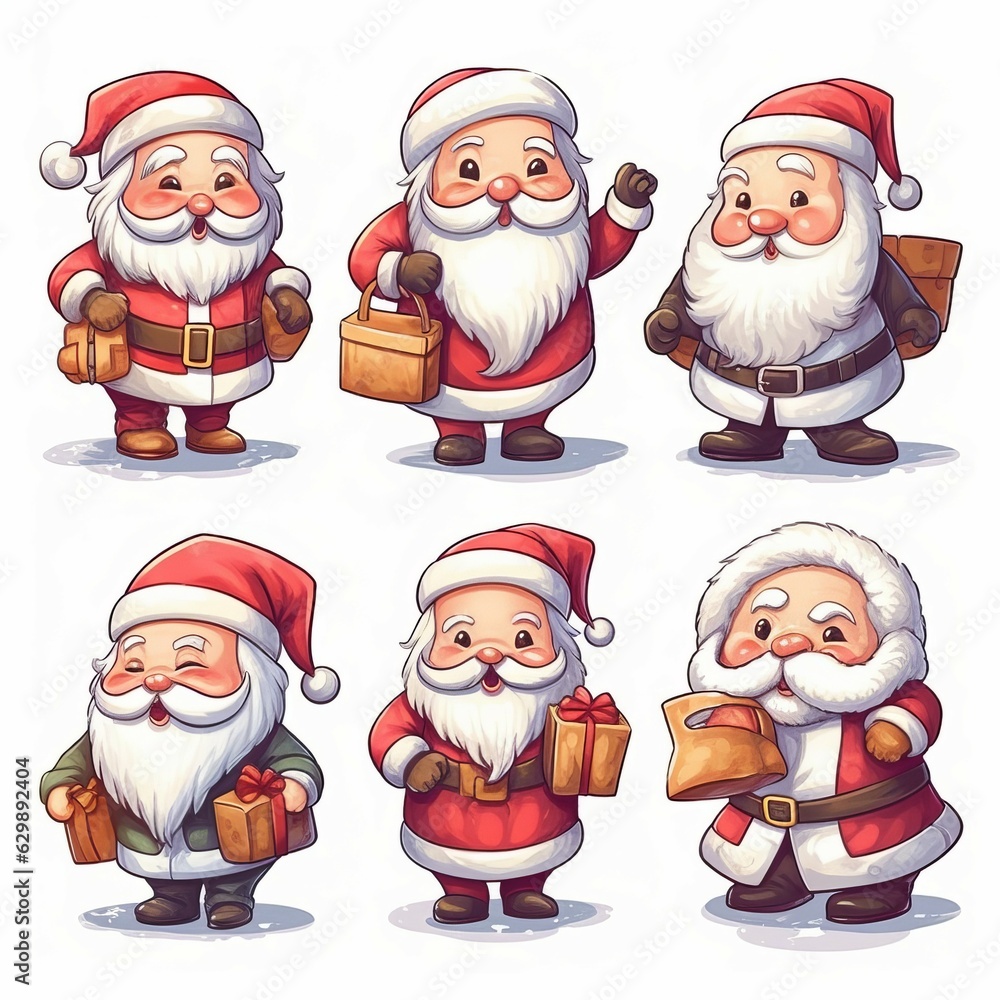 Christmas Themed Character Graphics Element created with Generative AI Christmas Themed Character Graphics Element created with Generative AI