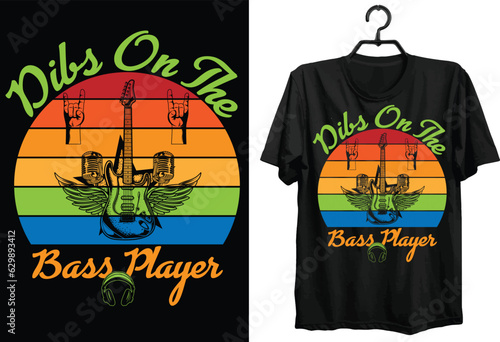 Bass Player Svg T-shirt Design. Funny Gift Bass Player T-shirt Design For Music Lovers. Typography, Custom, Vector, Svg t-shirt design. World All Bass Player T-shirt Design For Bass Lovers
