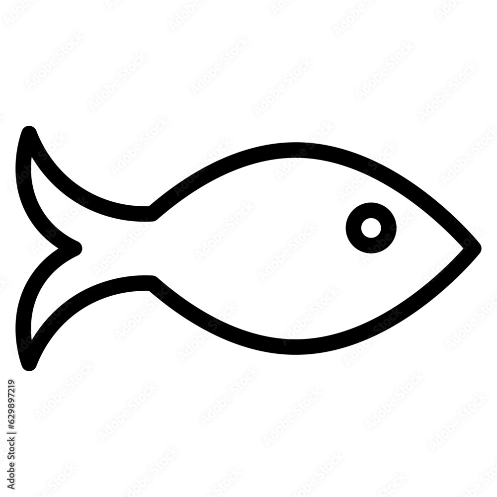 Obraz premium fish line 