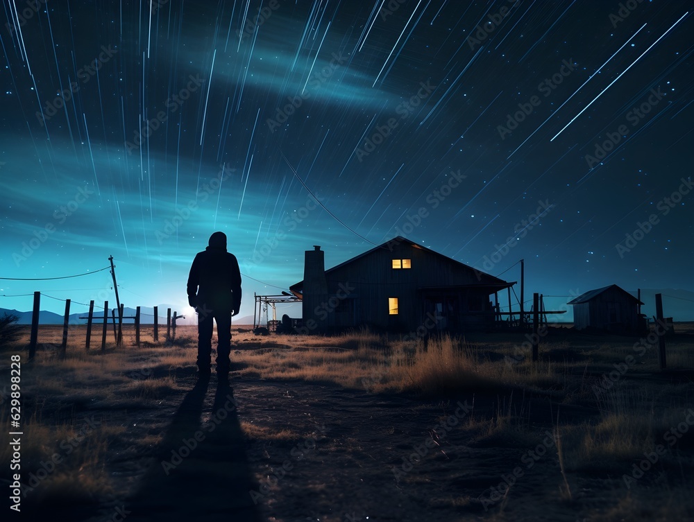 Fototapeta premium Faszination des Universums: Die bewunderte Milchstraße