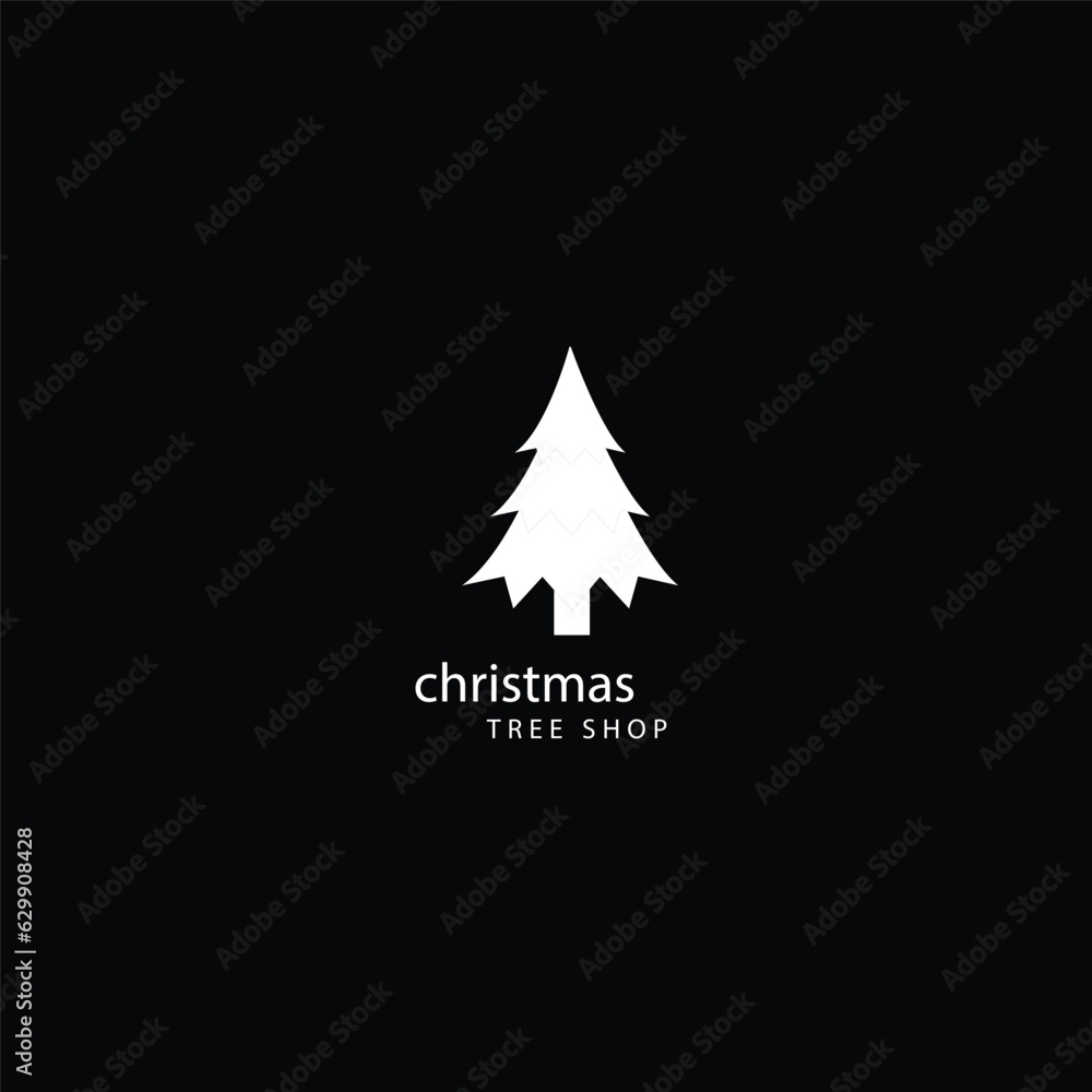 Merry Chritmas tree elegant luxury design Vector illustration, Merry Chritmas tree elegant luxury design Vector illustration,
