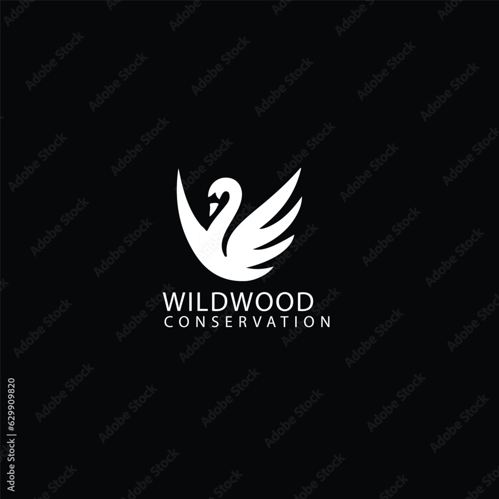 Swan logo and symbol vector Swan logo and symbol vector