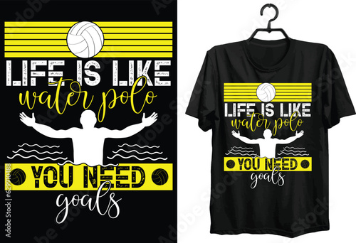 Water Polo Svg T-shirt Design. Funny Gift Water Polo T-shirt Design For Water Polo Players. Typography, Custom, Vector t-shirt design. World All Water Polo Players T-shirt Design