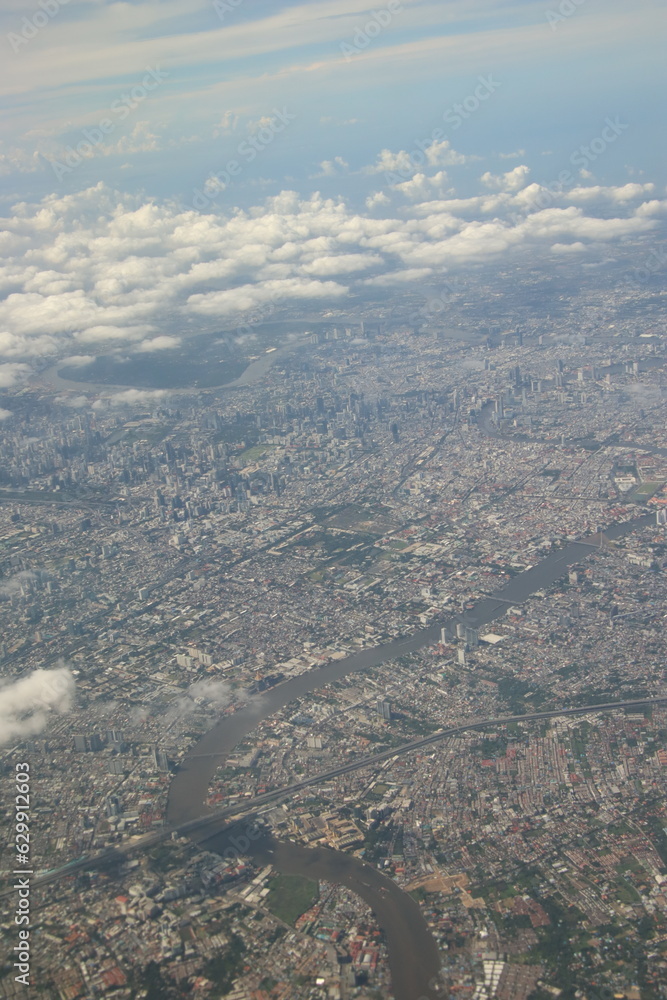 aerial photography of the mega city Bangkok aerial photography of the mega city Bangkok