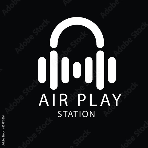 Air sound logo design 