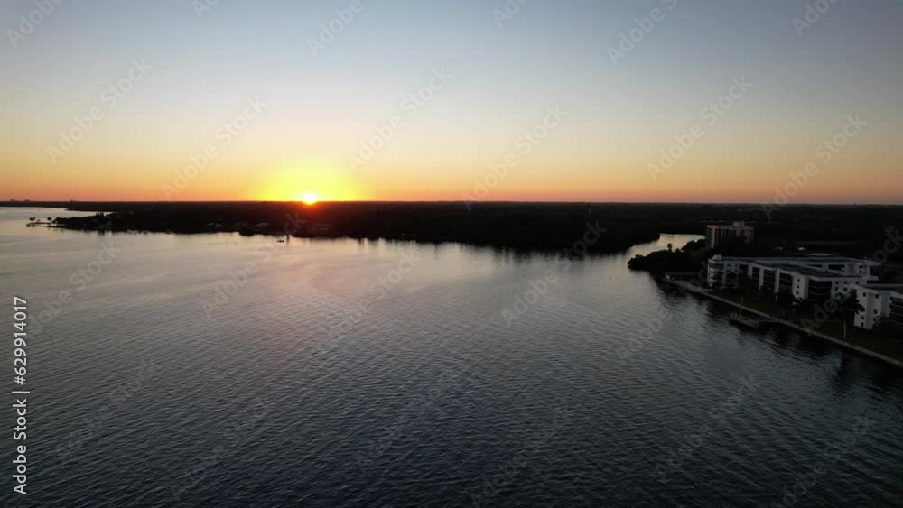 Sunset in North Fort Myers Coast Before Hurricane Sunset in North Fort Myers Coast Before Hurricane