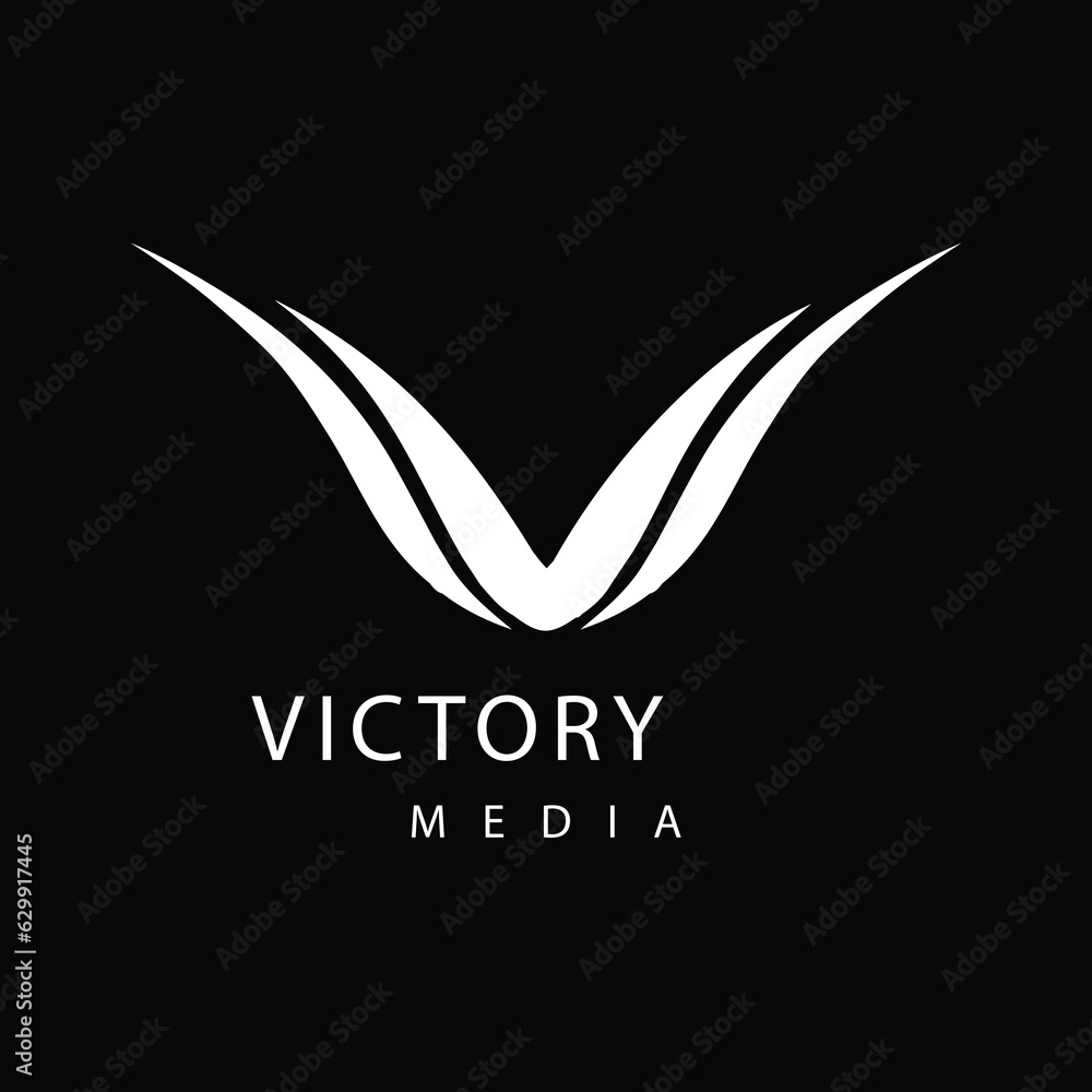 Wings V Logo - Vector logo template Wings V Logo - Vector logo template