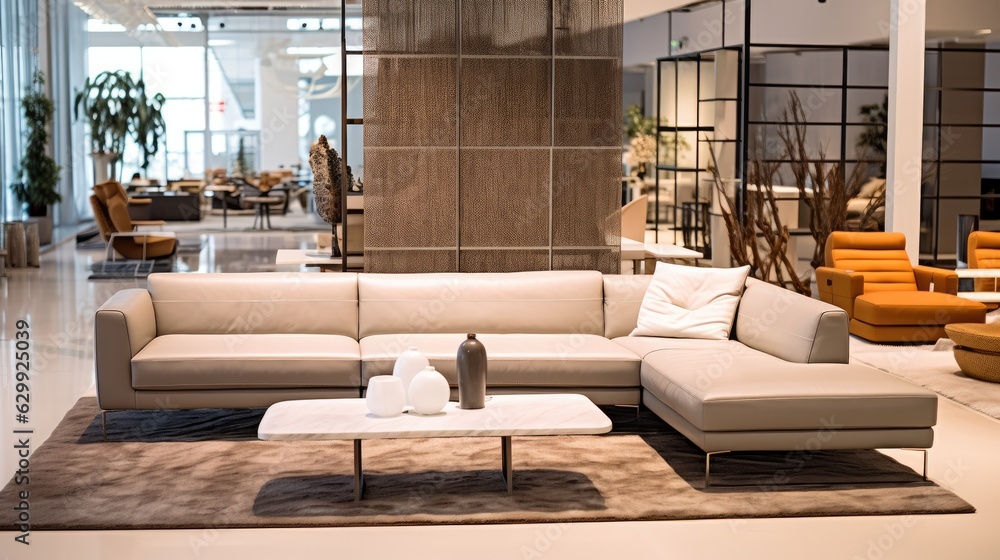 Luxurious Living Room, Contemporary Design. Luxurious Living Room, Contemporary Design.