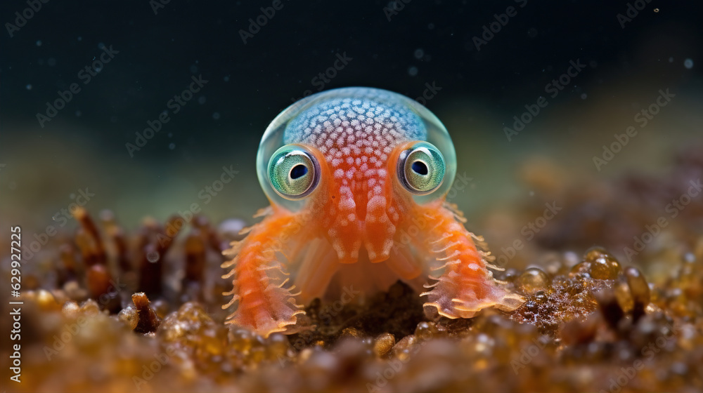 Dumbo octopus playfully Dumbo octopus playfully