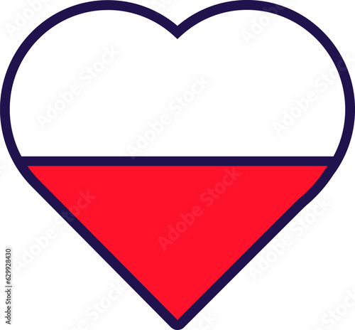 Indonesia Flag Festive Patriot Heart Outline Icon Free Download Indonesia Flag Festive Patriot Heart Outline Icon - GFXLoad