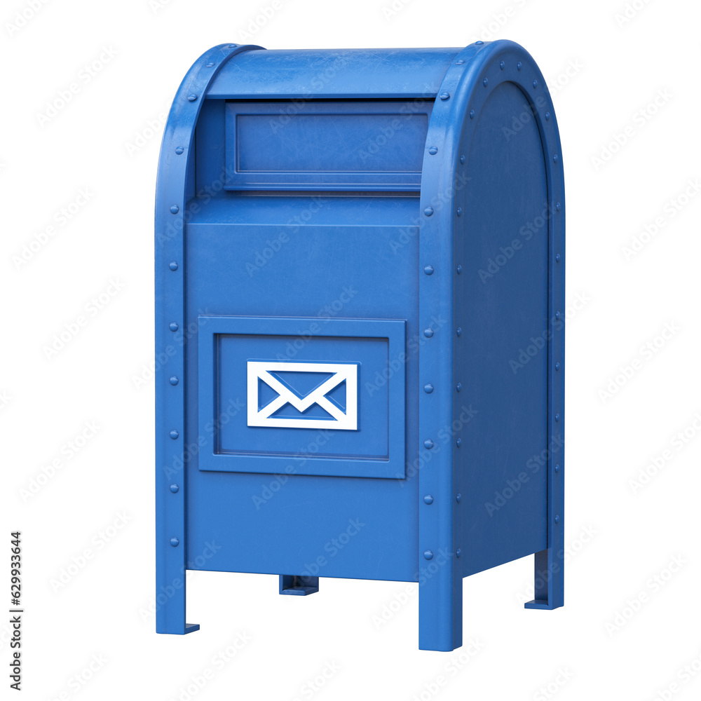 Mail box isolated from background 3d rendering Mail box isolated from background 3d rendering