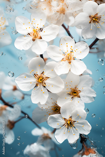 Cherry Blossoms Close-up